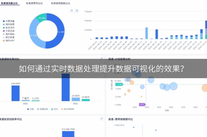 如何通过实时数据处理提升数据可视化的效果？