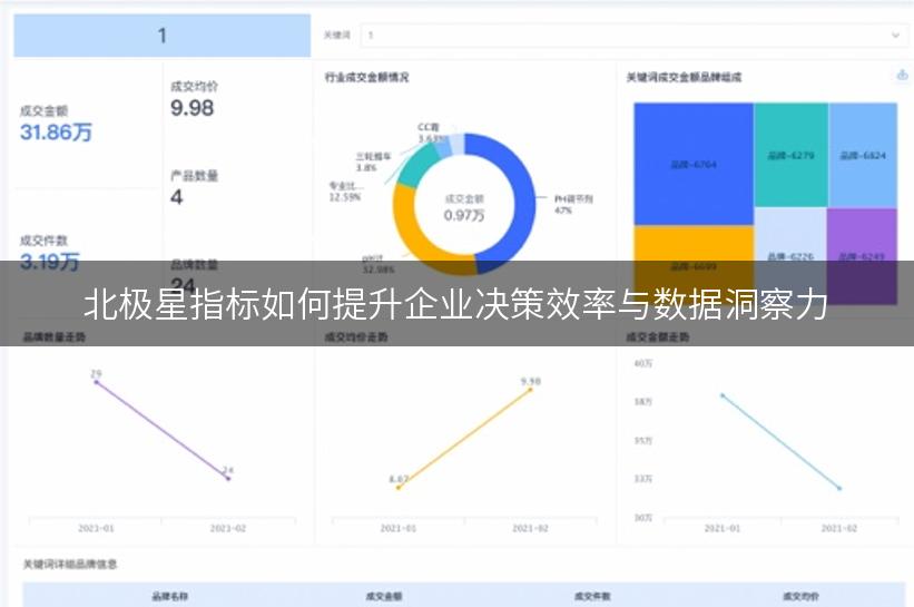 北极星指标如何提升企业决策效率与数据洞察力