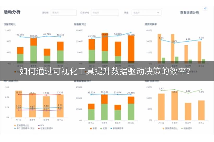 如何通过可视化工具提升数据驱动决策的效率？