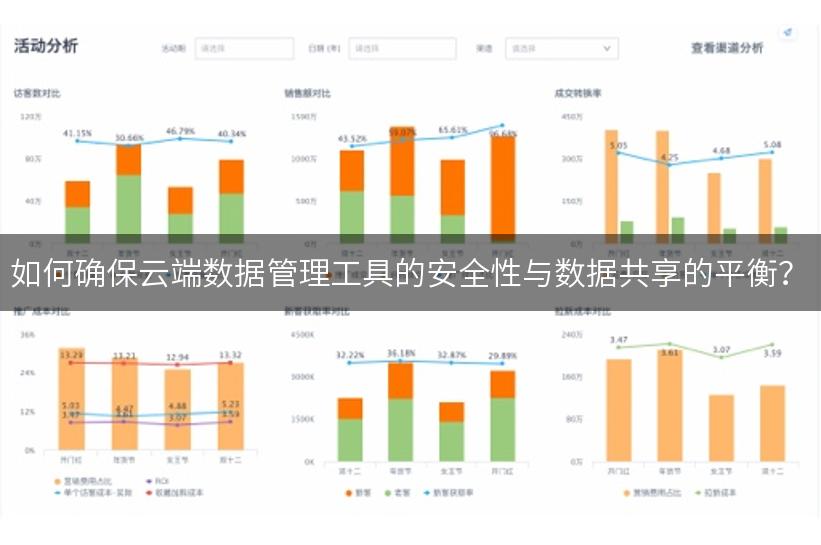 如何确保云端数据管理工具的安全性与数据共享的平衡？