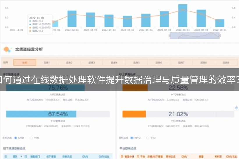 如何通过在线数据处理软件提升数据治理与质量管理的效率？