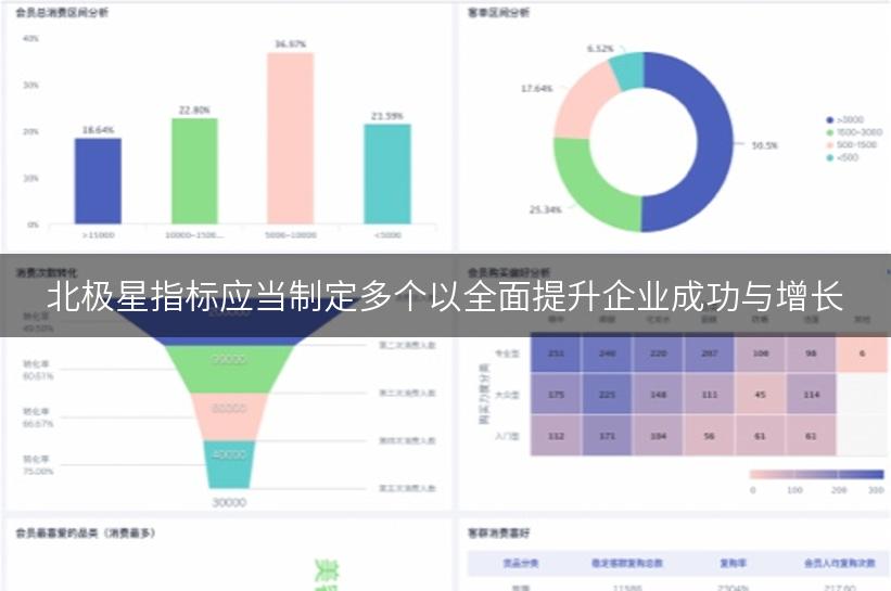 北极星指标应当制定多个以全面提升企业成功与增长