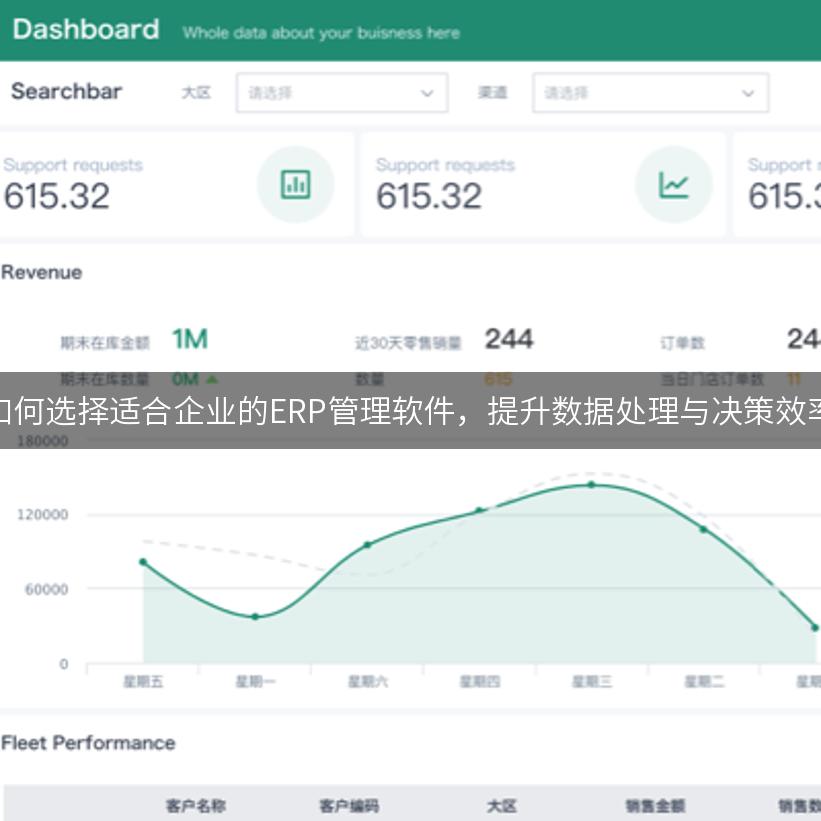 如何选择适合企业的ERP管理软件，提升数据处理与决策效率