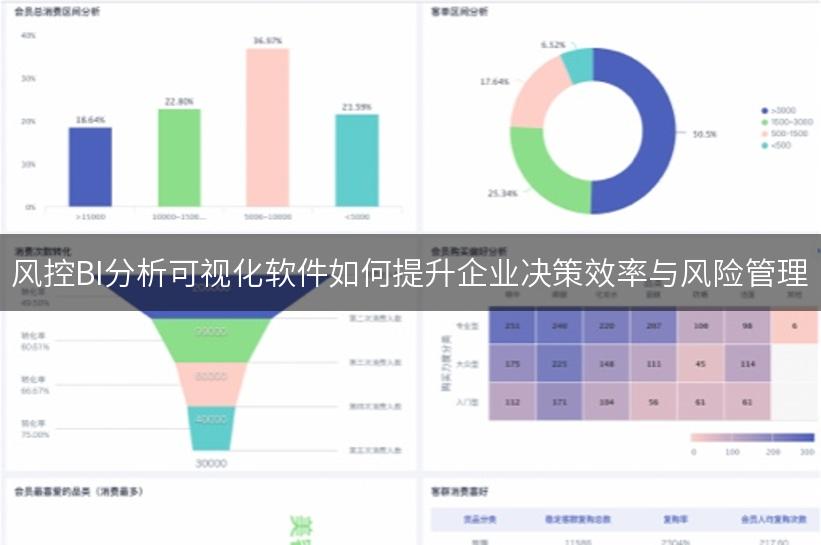 风控BI分析可视化软件如何提升企业决策效率与风险管理