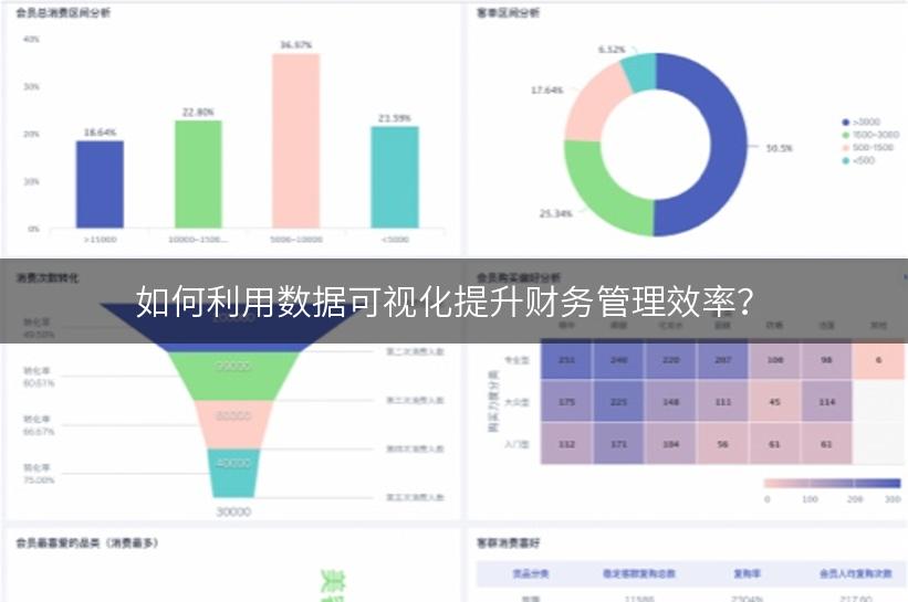 如何利用数据可视化提升财务管理效率？