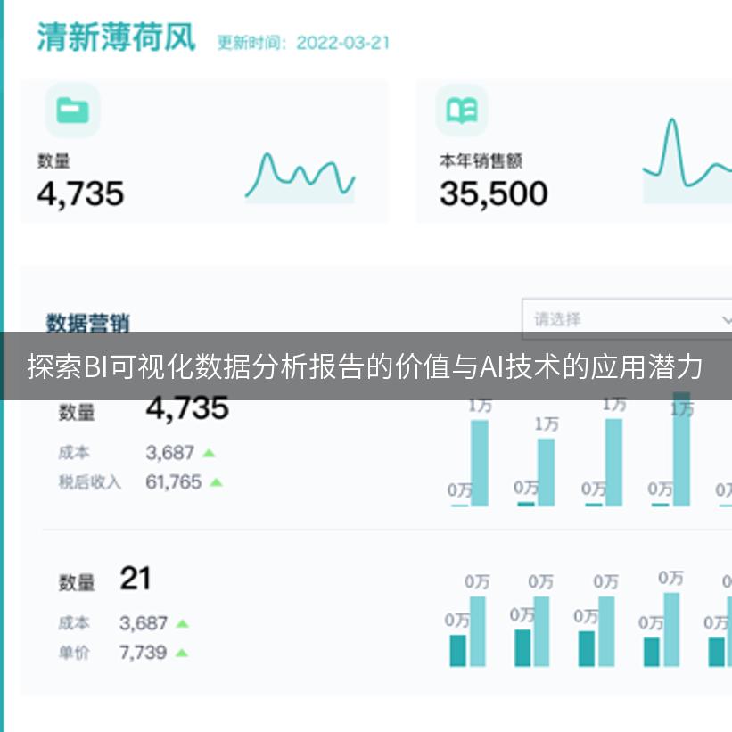 探索BI可视化数据分析报告的价值与AI技术的应用潜力