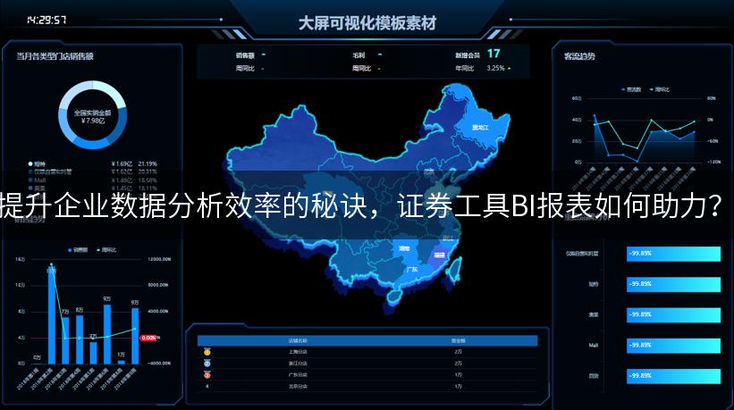提升企业数据分析效率的秘诀，证券工具BI报表如何助力？