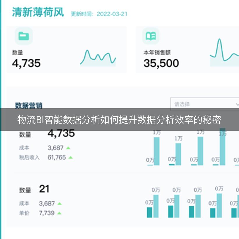 物流BI智能数据分析如何提升数据分析效率的秘密