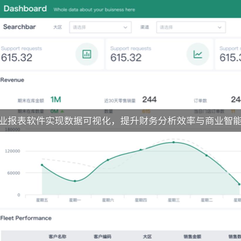 如何利用企业报表软件实现数据可视化，提升财务分析效率与商业智能的最佳实践