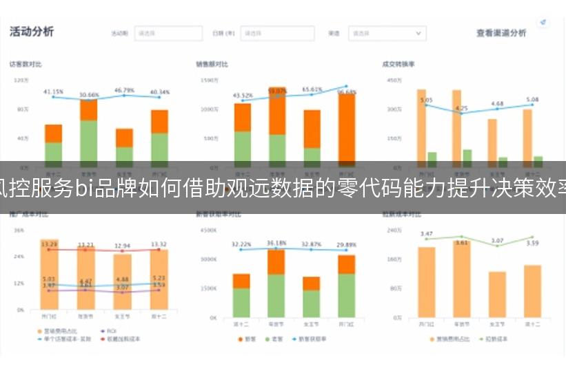 风控服务bi品牌如何借助观远数据的零代码能力提升决策效率